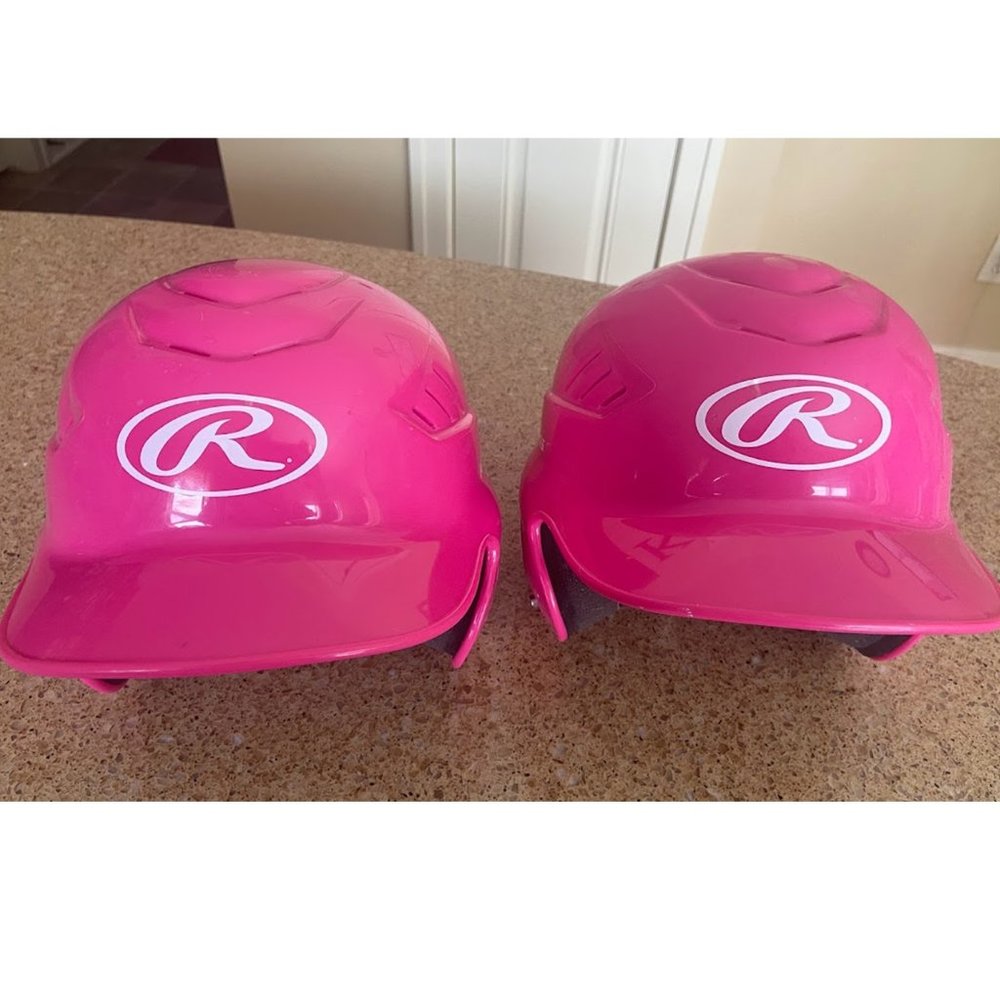 Rawlings Youth Coolflo Pink T-Ball Batting Helmet